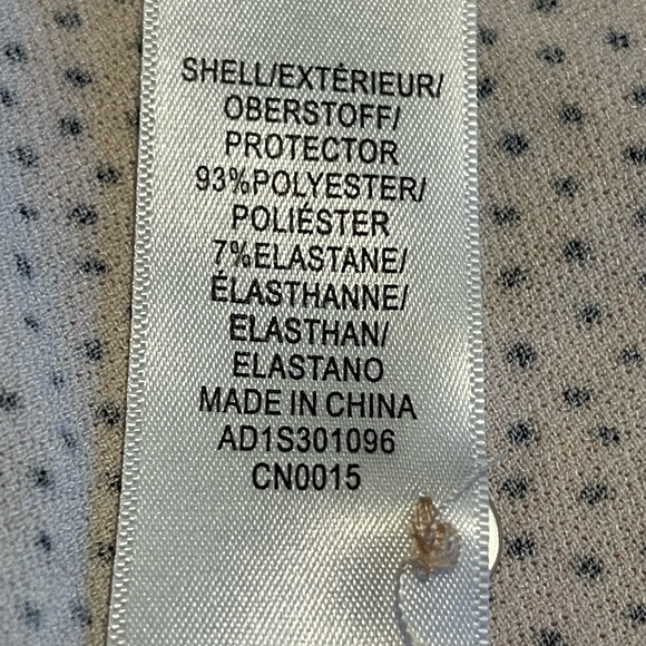 Adrianna Papell peach flutter sleeves Blouse size Large - Picture 6 of 6